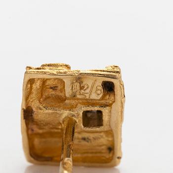 Björn Weckström, örhängen "Thai", 18K guld med diamanter. Lapponia.