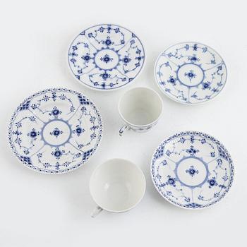 A 43-piece 'Musselmalet' porcelain service, Royal Copenhagen, Denmark.