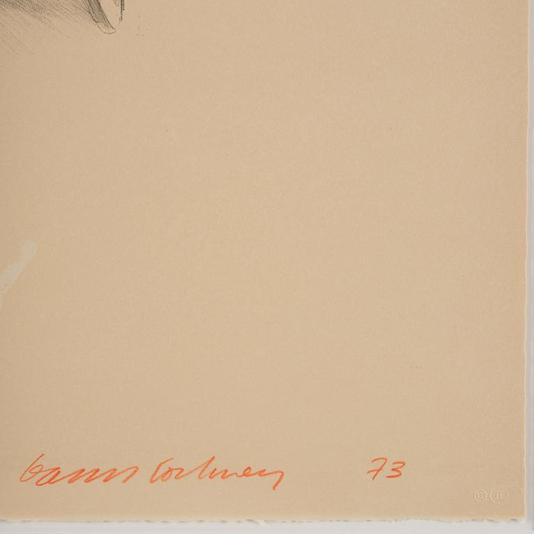 David Hockney, "Celia, 8365 Melrose Ave. Hollywood".
