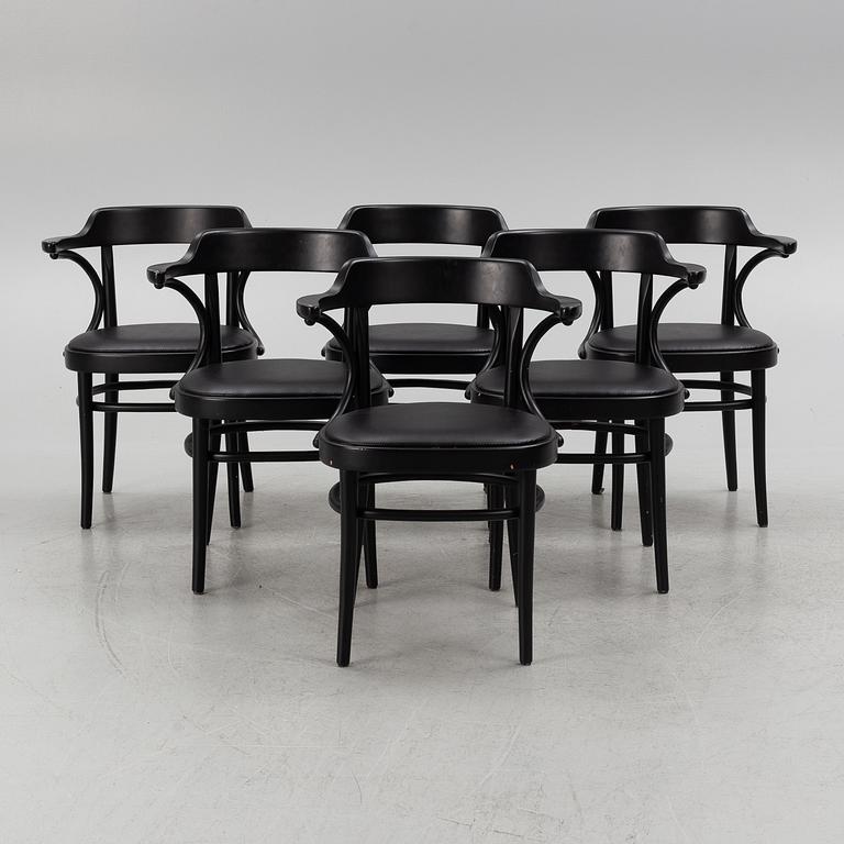 Six 'Cattelin' chairs, Gemla, 1991.