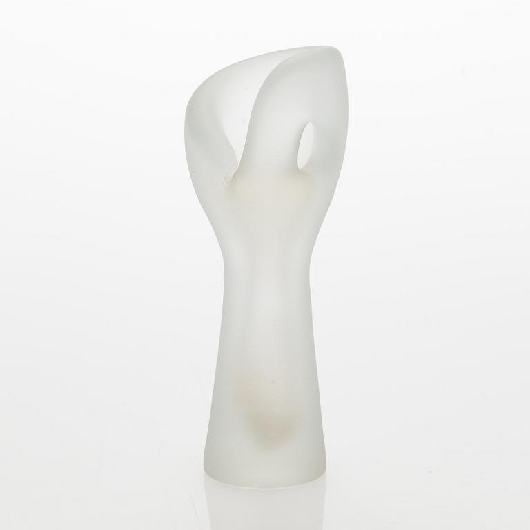 Timo Sarpaneva, maljakko, "Hiidennyrkki", signeerattu Timo Sarpaneva Iittala -55.