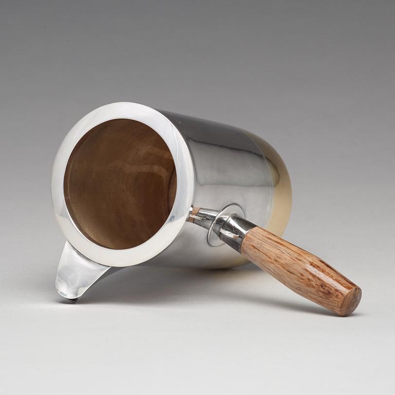 Birger Haglund, a sterling silver coffee pot, Stockholm 1956.