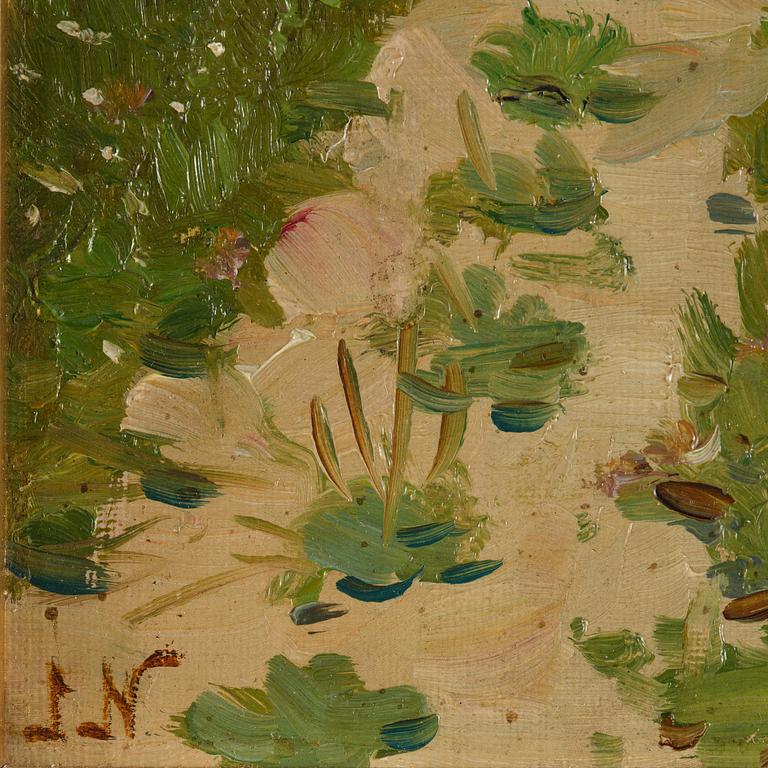 Jenny Nyström, Summer landscape with country road.
