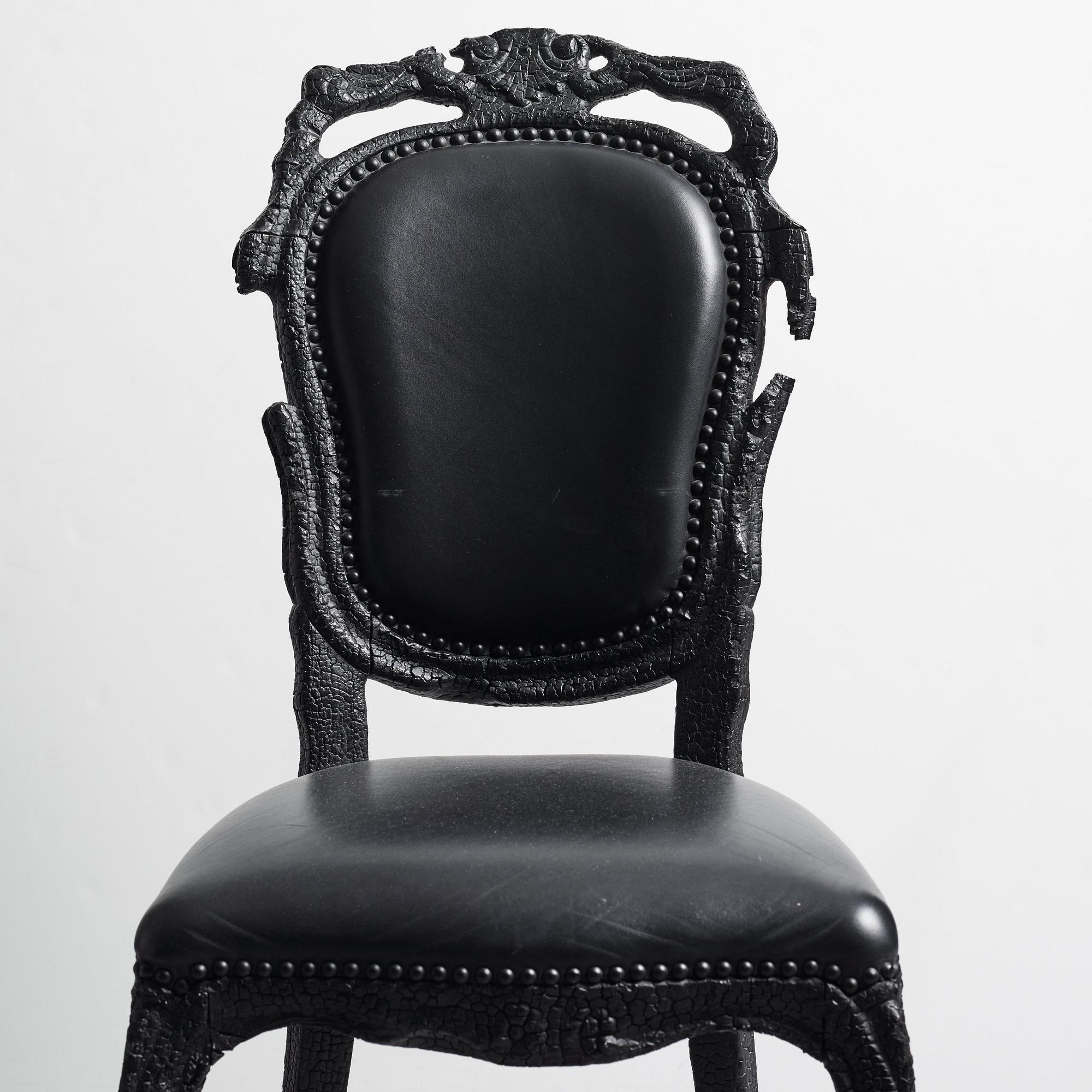 Maarten Baas, stolar, 8 st "Smoke Dining chair", Moooi.
