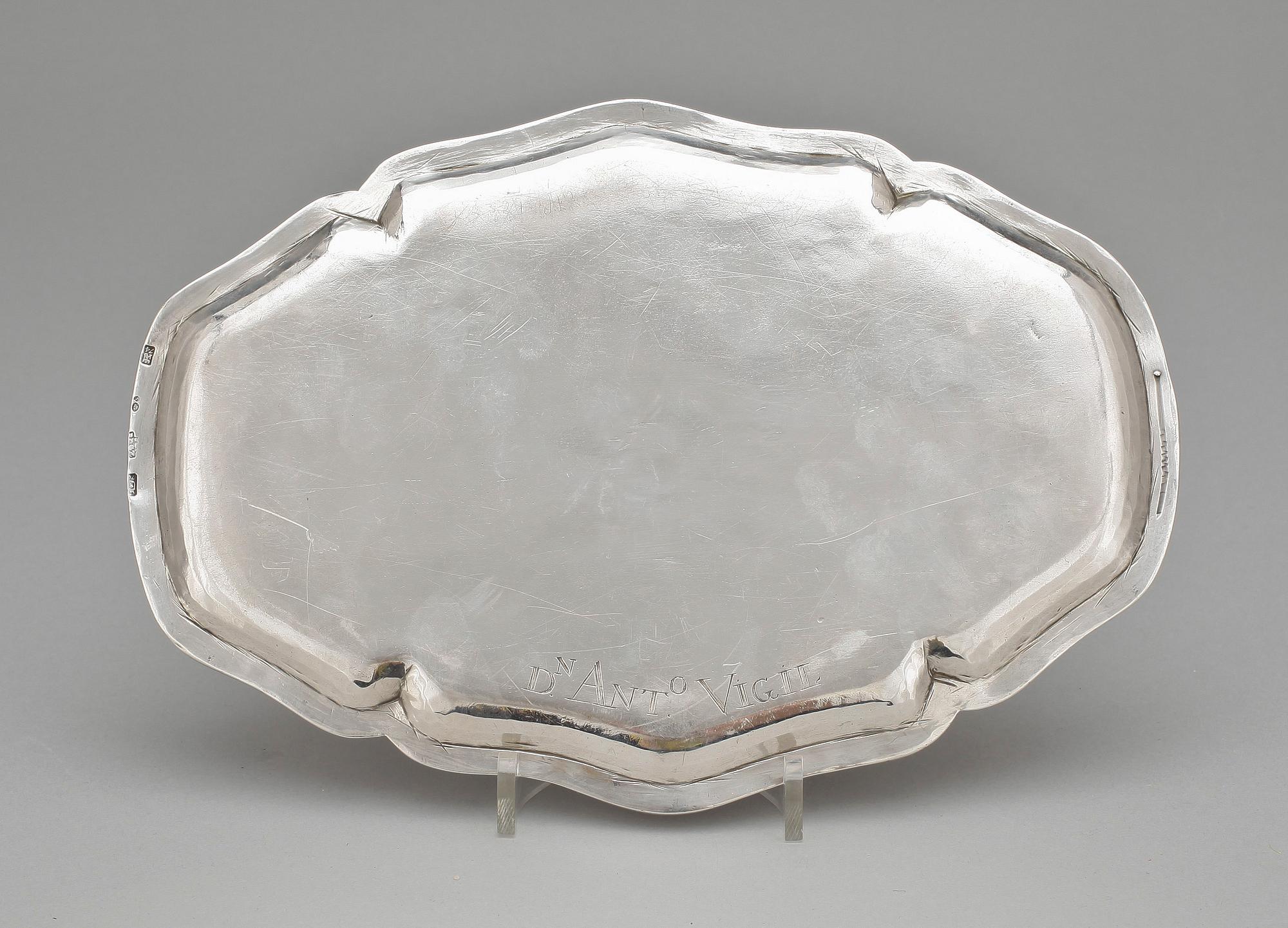 SILVERBRICKA, Eusebio Antonio Rodriguez eller Manuel Antonio Rodriguez, Madrid 1774, vikt 401 g.