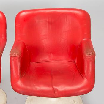 Yrjö Kukkapuro, nojatuoleja, pari, "Junior", Haimi, 1960-luku.