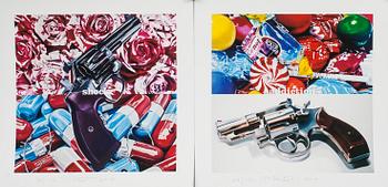 PHILIPPE HUART, 2 st, gicléetryck, signerade resp. numrerade 32/150 och 128/150.