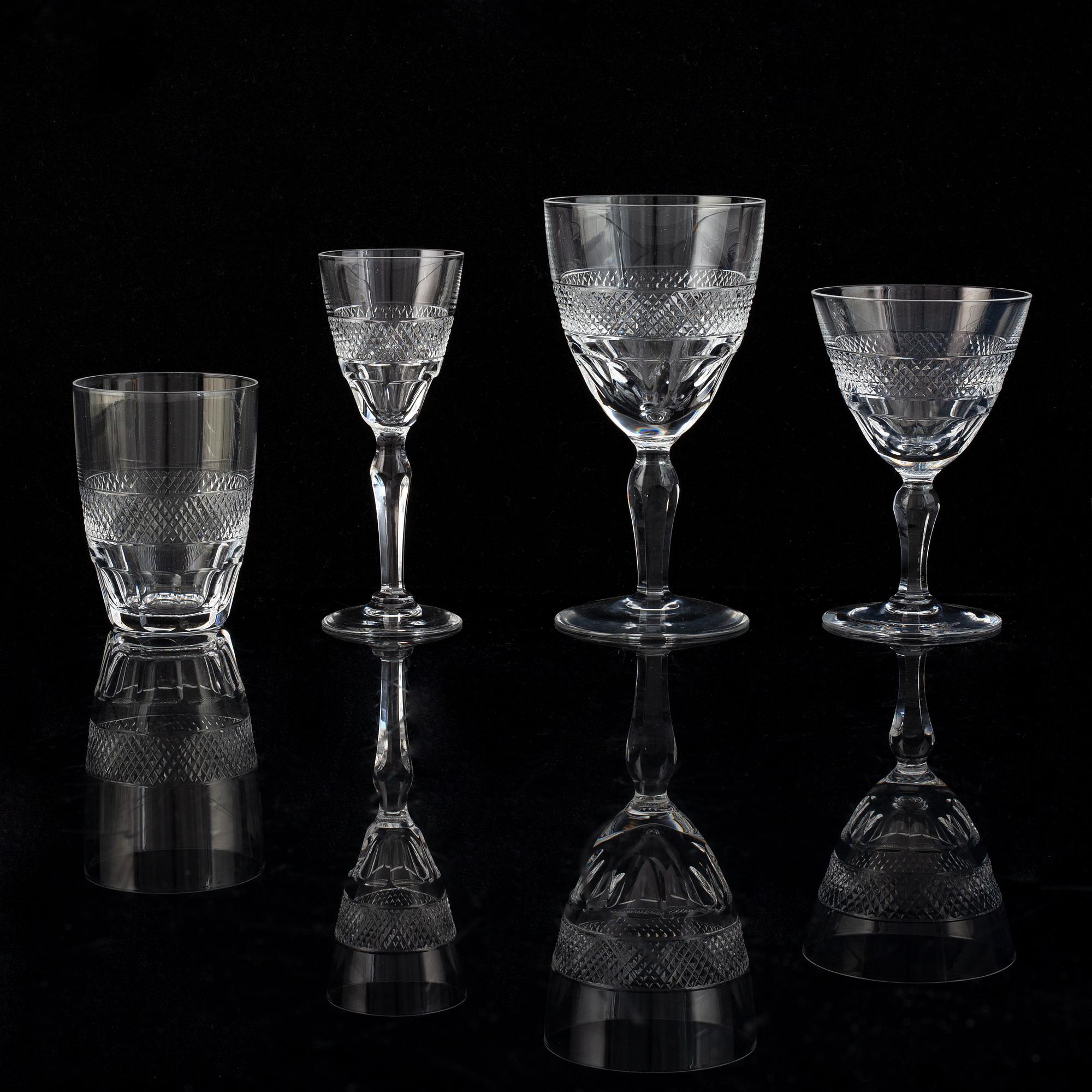 35 pieces Edward Hald, "Rio", Orrefors.