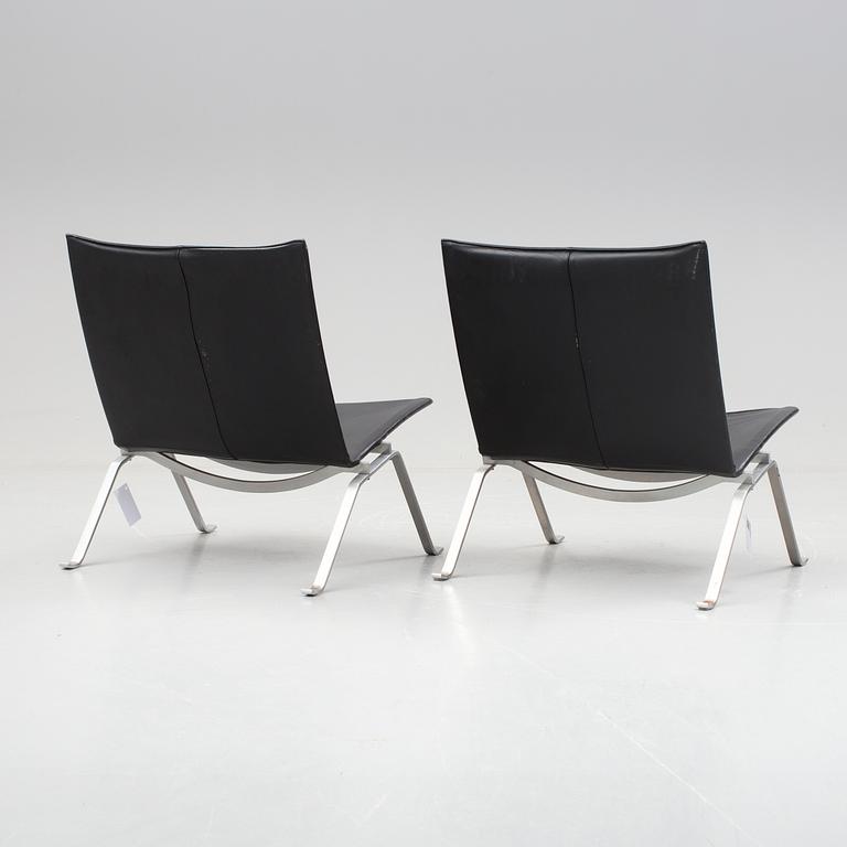 FÅTÖLJER ETT PAR, Kjaerholm, Danmark, 1985.