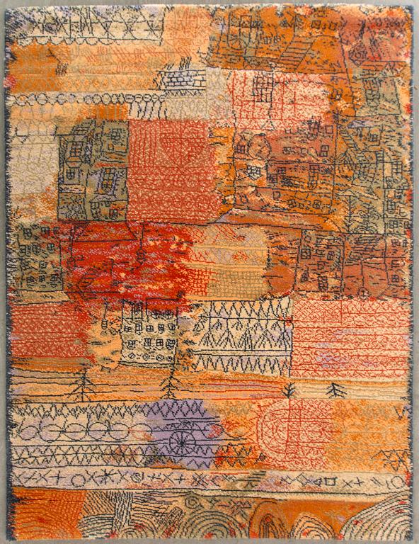 MATTA, efter Paul Klee, Ege Art Line, Danmark 1900-talets slut maskinvävd flossa ca 200 x 140 cm.