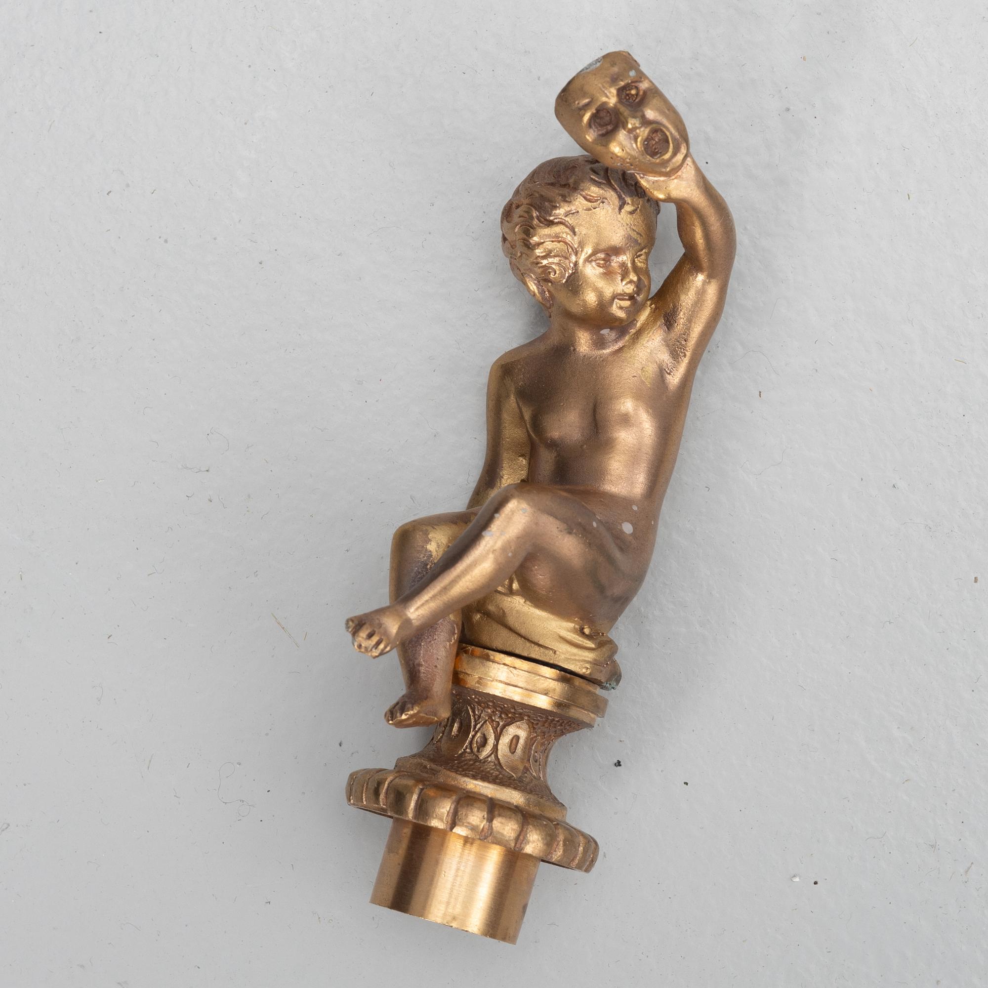 Kandelabrar, ett par, empirestil, 1900-tal.