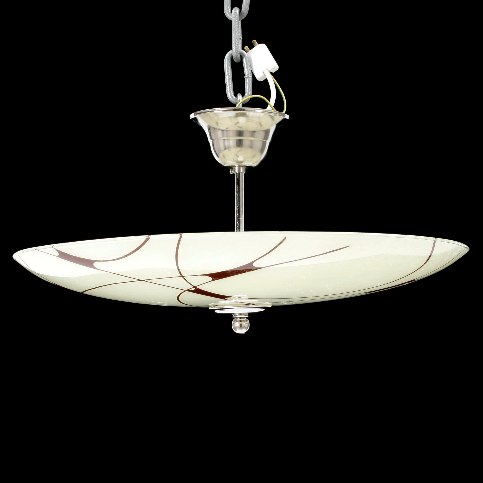 TAKPLAFOND, 1930/40-tal. Höjd ca 25 cm.
