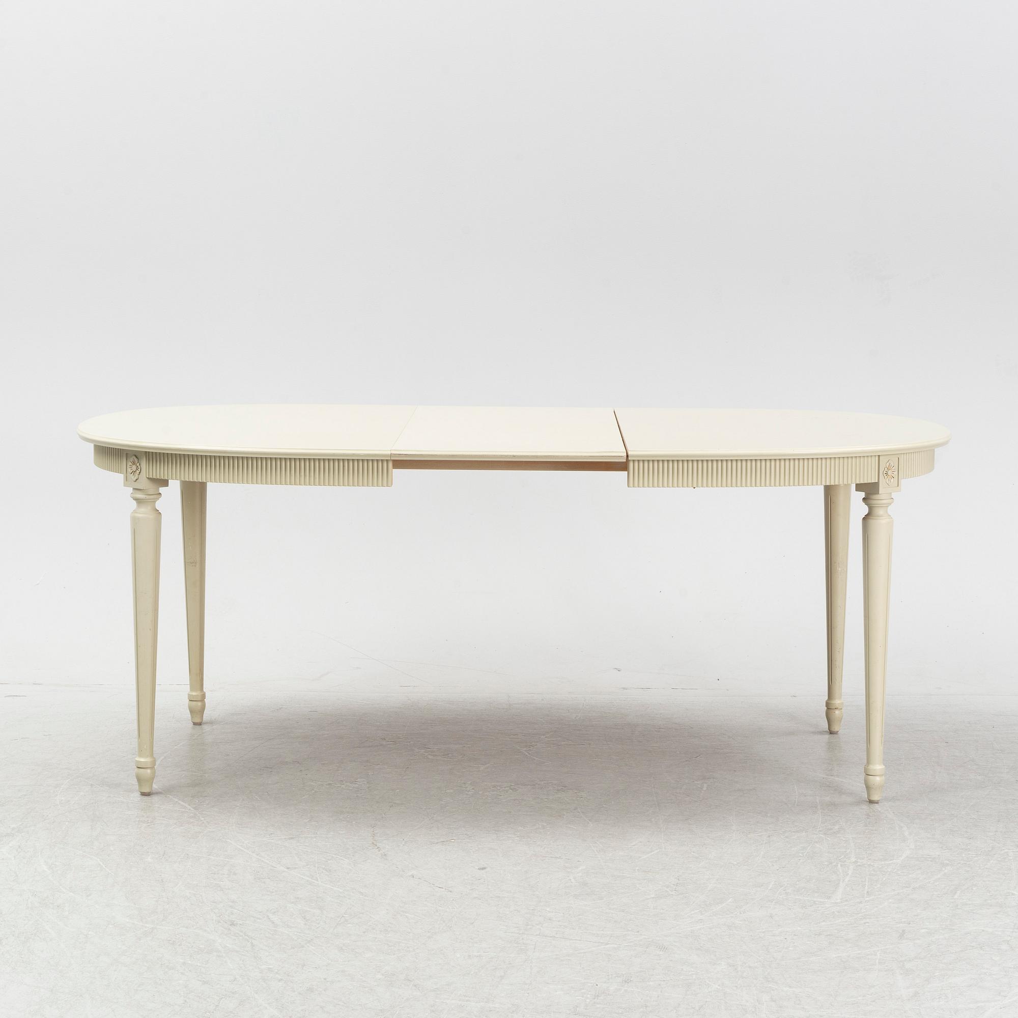 Matbord, Gustaviansk stil, Citymöbler, Tibro, 1979.