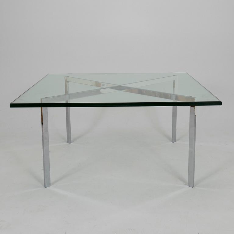 Ludwig Mies van der Rohe, a 1970s 'Barcelona'  coffee table by Knoll for Artek Finland.