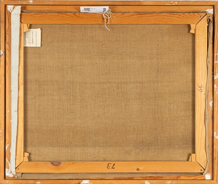 Lars Gynning, duk, Hästar i solnedgång.