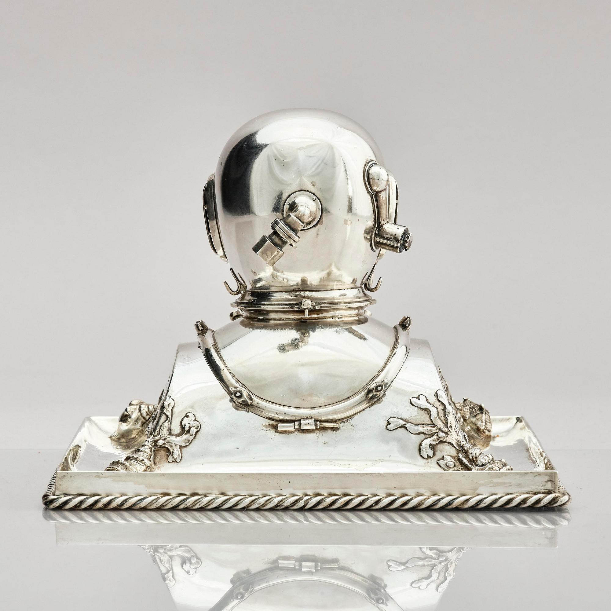 Firma Anton Michelsen, skulptur, sterling silver, Köpenhamn 1923.