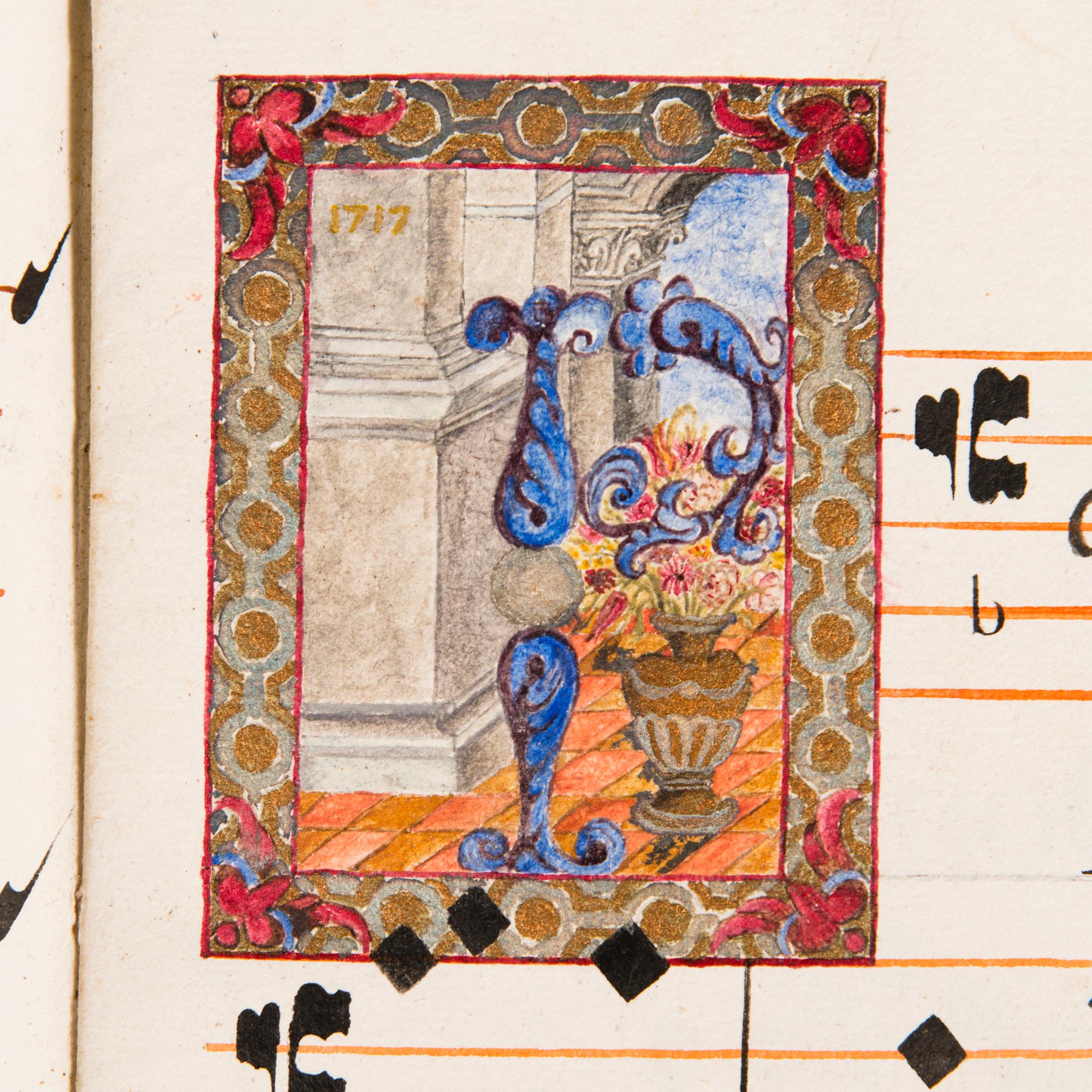 CHANSONNIER, pergament, ca 1500-1600-tal.