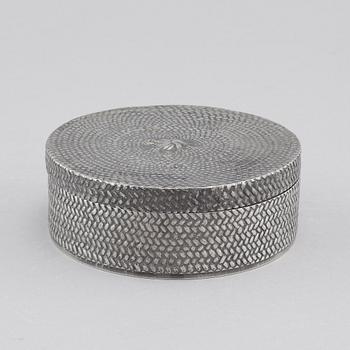 an pewter box, Svenskt Tenn, Stockholm 1956.