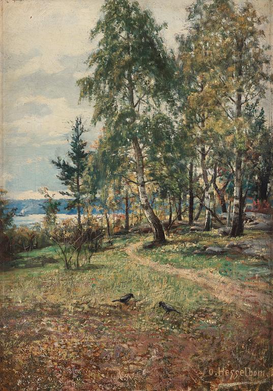 Otto Hesselbom, Summer landscape.