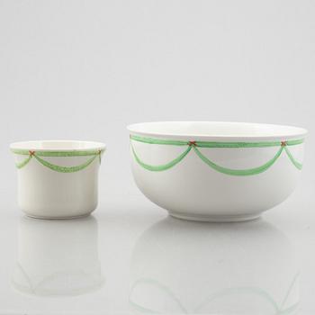 Julservis, 62 delar, porslin, "God Jul", Rörstrand/old Gustavsberg.