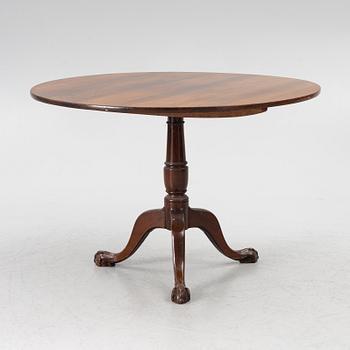 A folding table, England, late 19th Century.