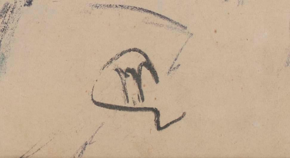 EEMU MYNTTI, Mansporträtt, pastell på papper, sign.