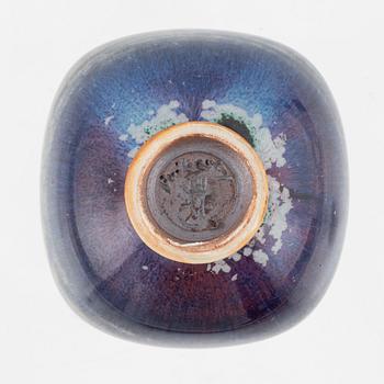 Berndt Friberg, a stoneware bowl and a vase, Gustavsbergs studio, 1967 and 1970.