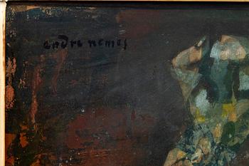 Endre Nemes, Gouache, signed.