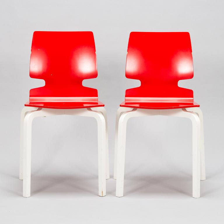 Harri Koskinen, stolar, 4 st, HK 001, "Lento", Artek. Formgiven 2006/ 2009.