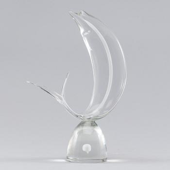 A GLASS SCULPTURE BY FABIO TOSI, Cenedese, late 20th century.