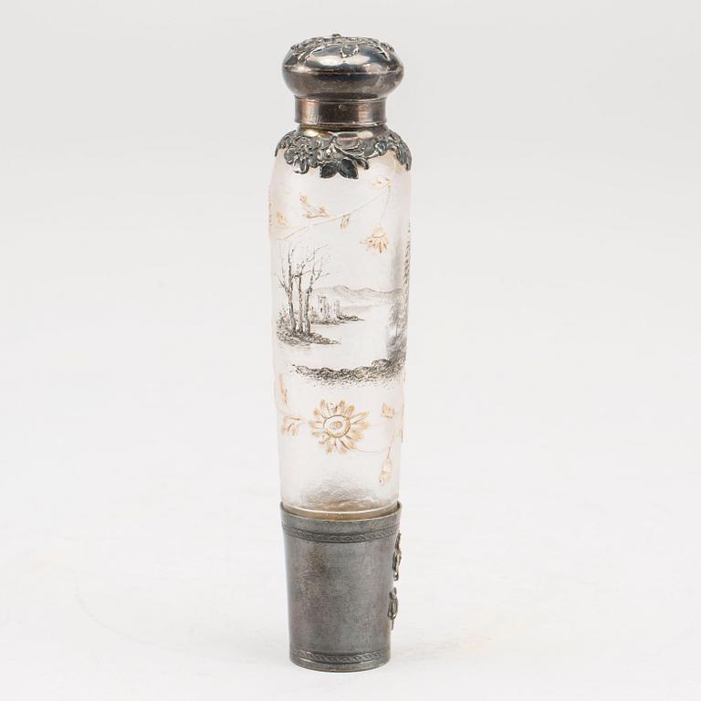 A Daum Nancy perfume bottle.