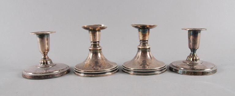 LJUSSTAKAR, 2+2 st, silver GAB.