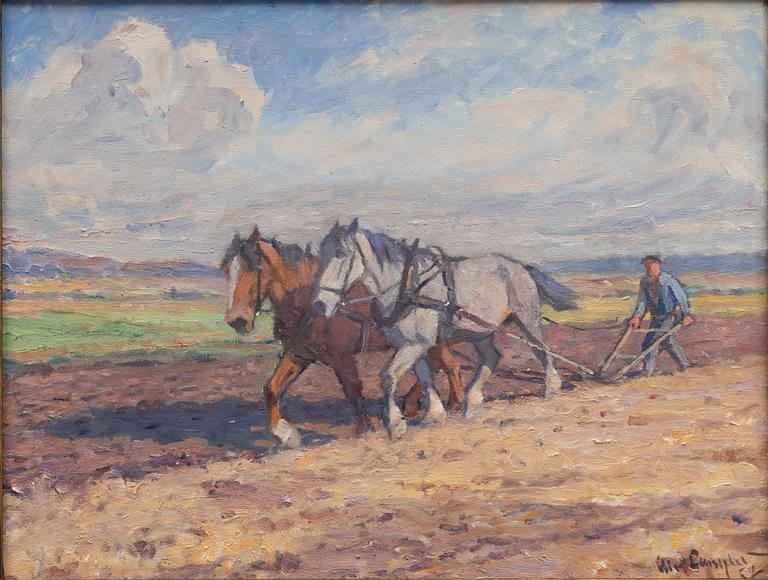 Alexander Langlet, Spring Ploughing.