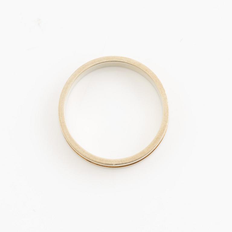 Lapponia, ring 18K gold and white gold, Finland 1977.