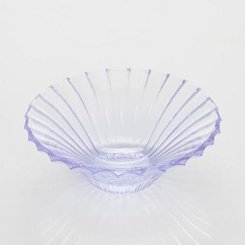 Helena Tynell, a 'Riihimäen Lasi 50  1910-1960' bowl, signed Helena Tynell Riihimäen Lasi Oy, 1960.