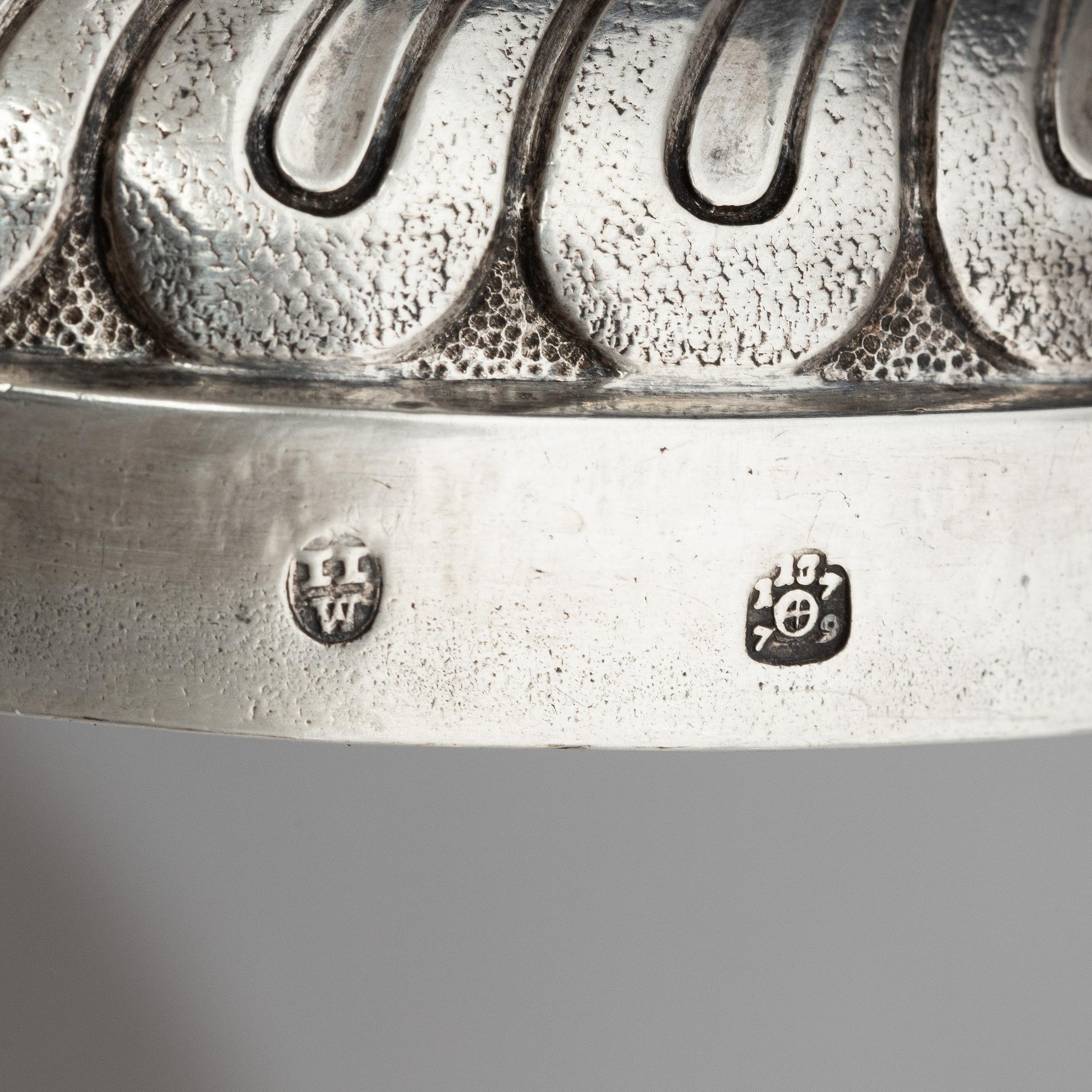 Kungliga kandelabrar, ett par, för två ljus, silver, Österrike, lgnaz Joseph Würth, Wien 1779, Louis XVI.