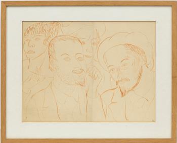 Hilding Linnqvist, Four men.