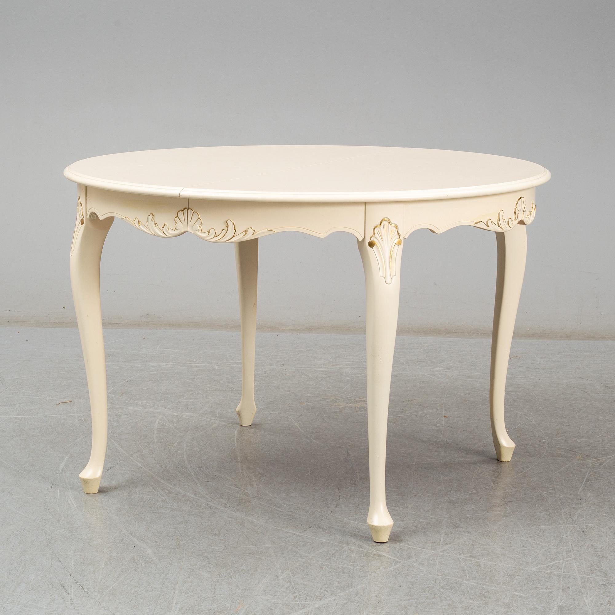 MATGRUPP, 7 delar, rokokostil, 1900-talets mitt.