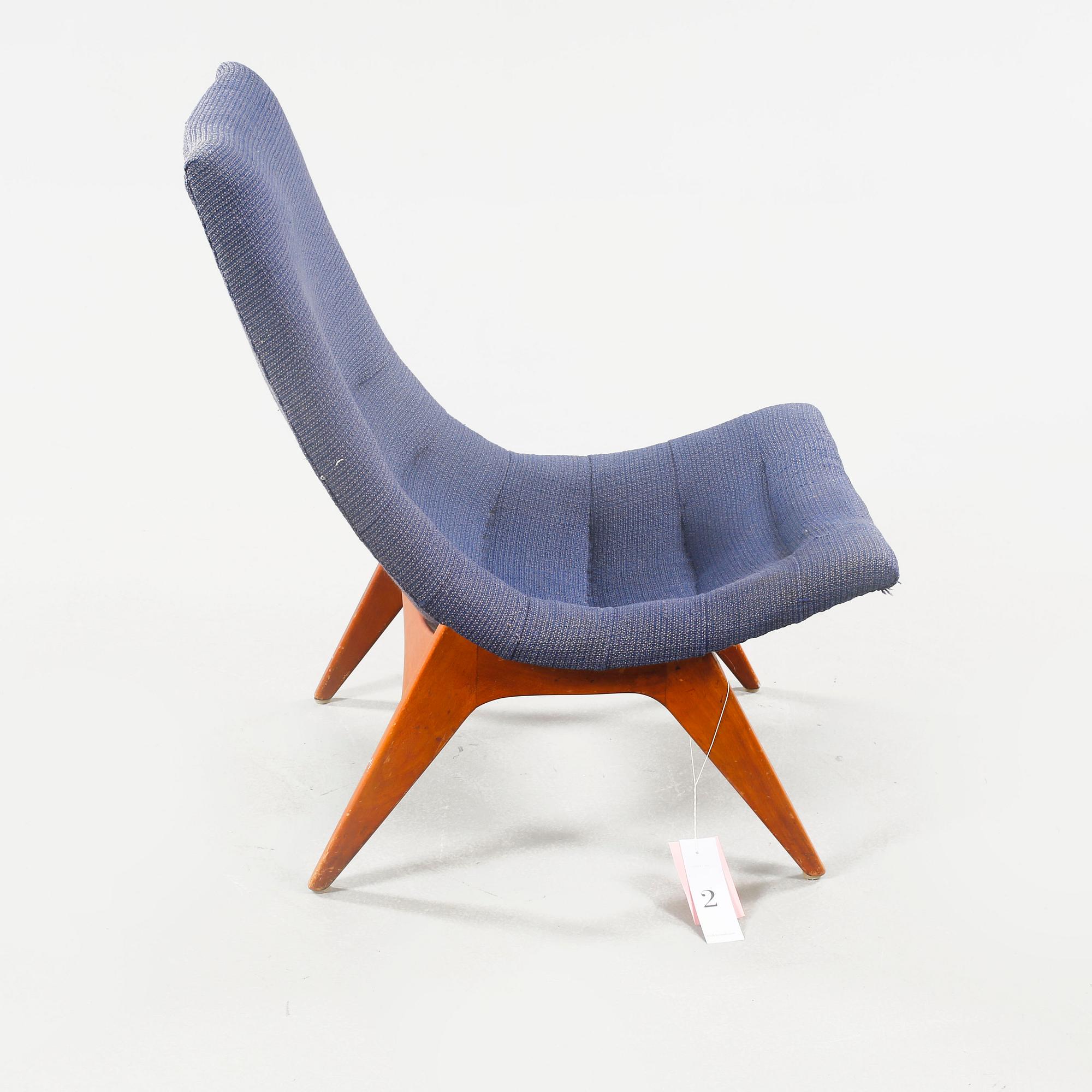 A nr 775 chair, designed by Svante Skogh for Olof Perssons Fåtöljindustri, approx 1954.