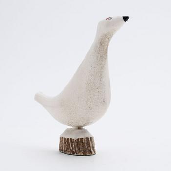 A reindeer horn figurine by Bertil Fällman, signed and dated -00.