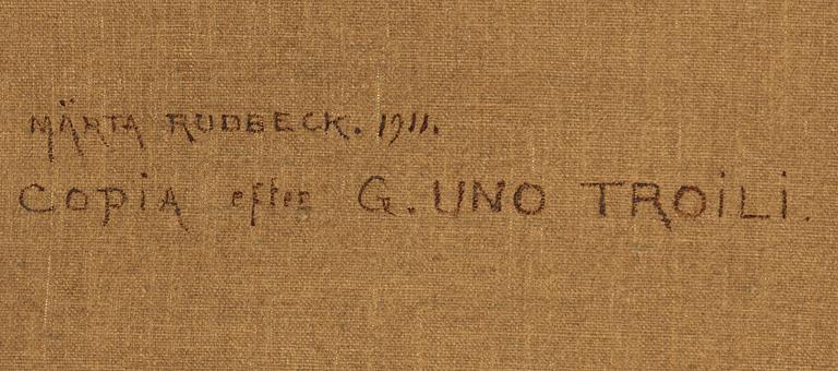 Uno Troili, kopia efter, "Anna Wallenberg" (född von Sydow) (1838-1910).