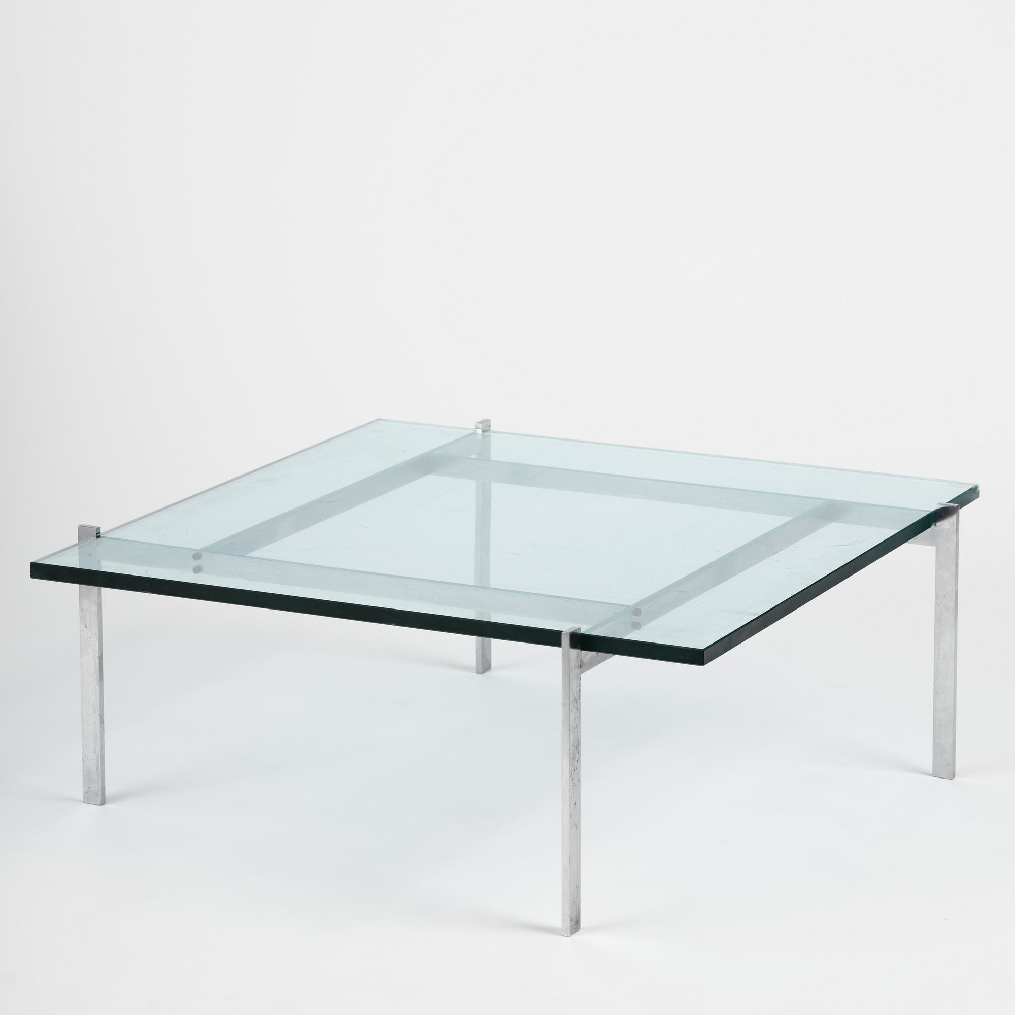 Poul Kjaerholm, soffbord, "PK-61", E Kold Christensen, Danmark 1900-talets andra hälft.
