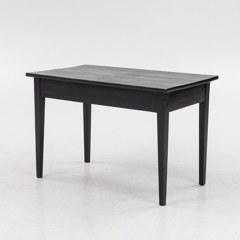 A painted desk, early 20th Century.