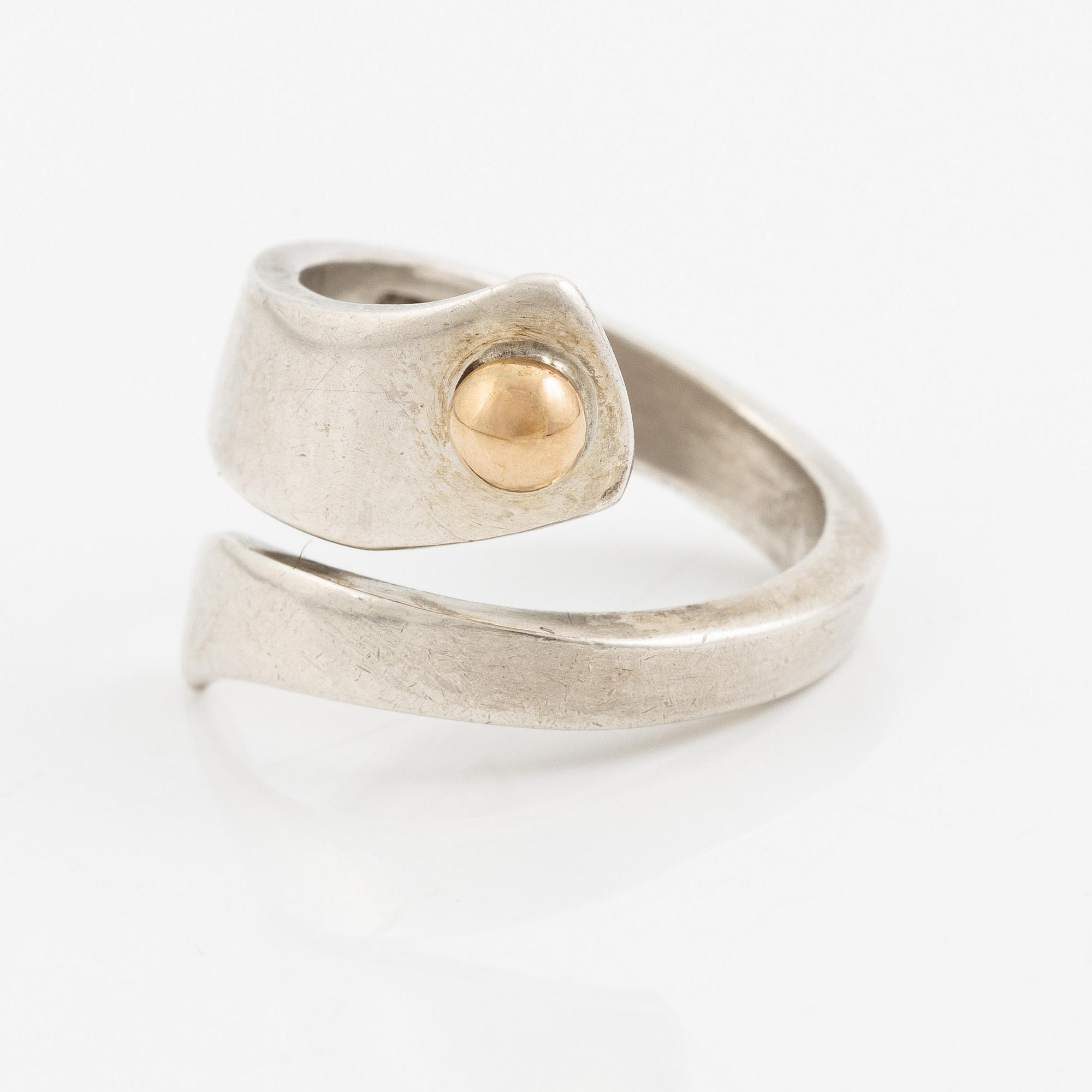 Sven-Erik Högberg, ring, silver, Göteborg 1985.