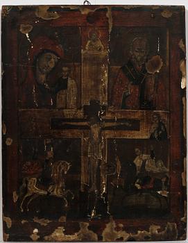 IKON, pannå, troligen Ryssland och 1700/1800-tal.