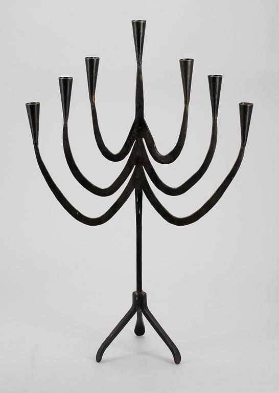 LJUSSTAKE, smide, Firma Lars Holmström, Arvika, 1900-tal.