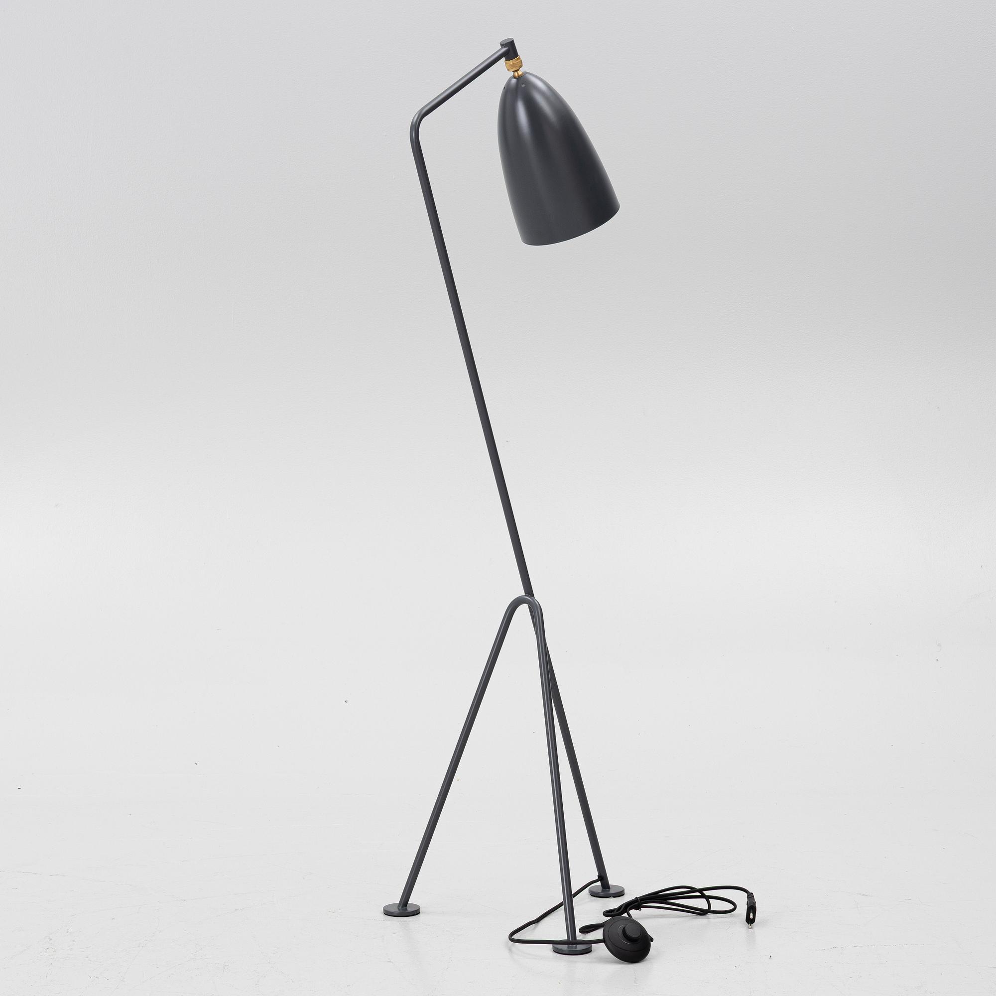 Greta Magnusson Grossman, Floor lamp, 'Grasshopper', GUBI, Denmark.