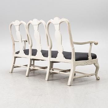 Rococo sofa, mid-18th century.