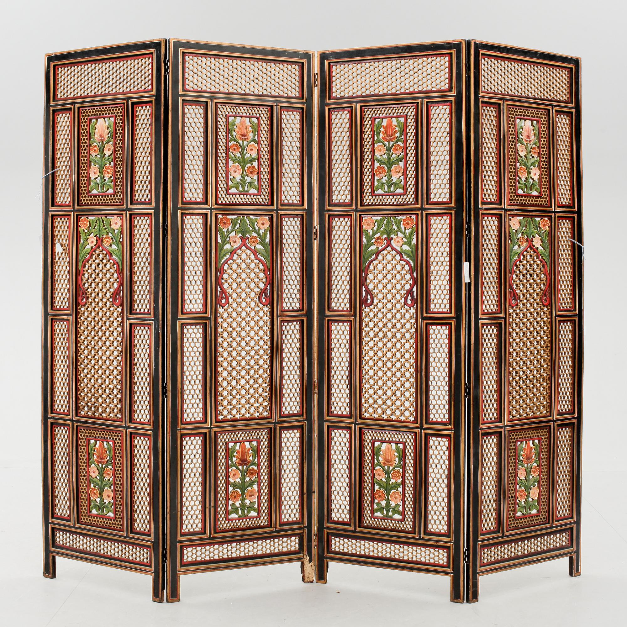 Vikskärm, Orientalisk stil, modern tillverkning.