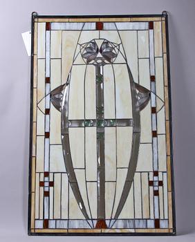 BLYFÖNSTER, jugendstil. 1900/2000-tal.